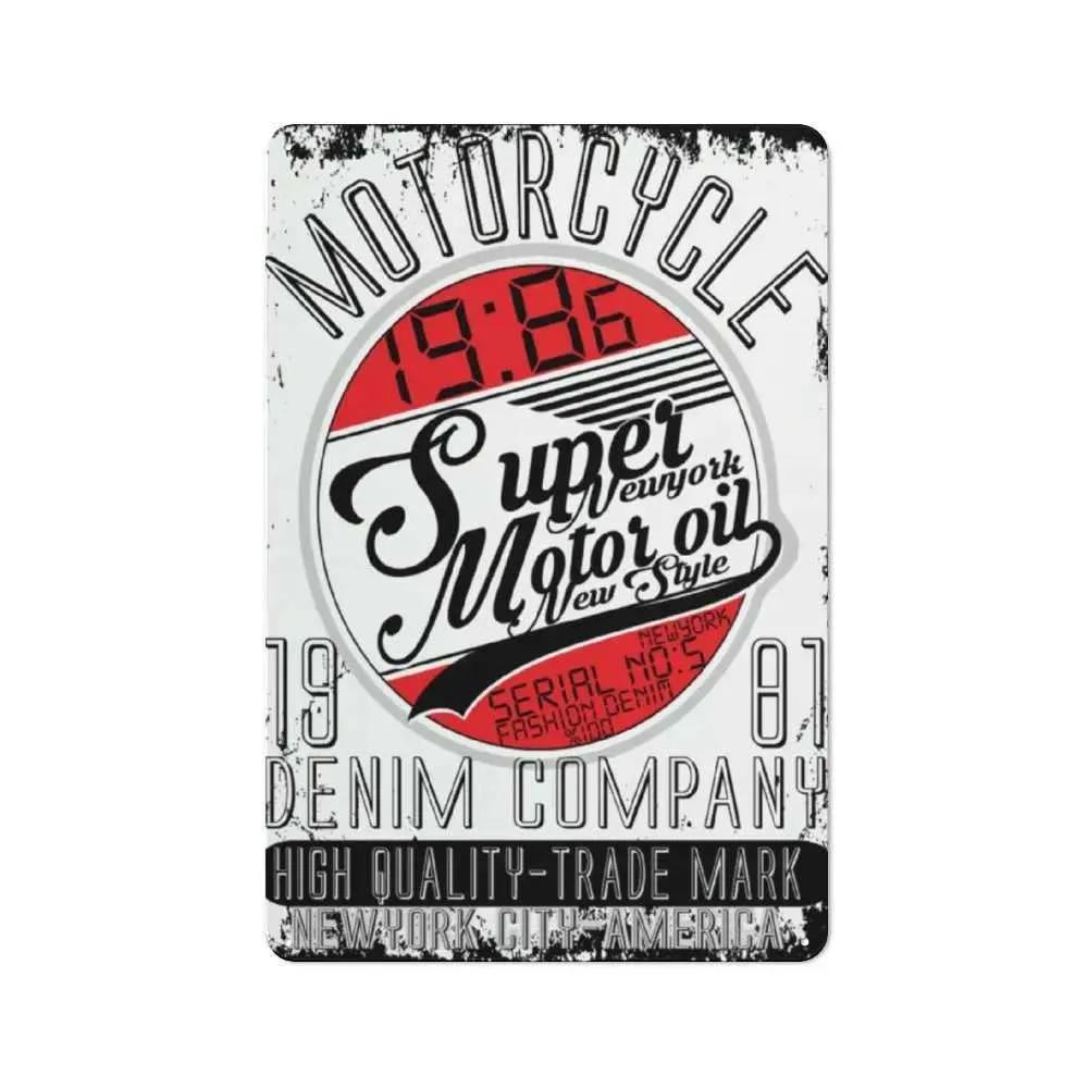 Dads Garage Metal Tin Signs Poster Retro Route 66 Car Metal Tinplate Retro Garage Tire Shop Wall Decoration 20X30Cm