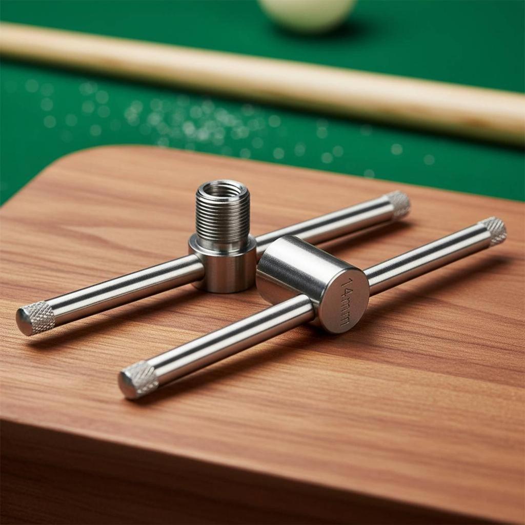 Pool Cue Tip Clamp Billiard Press Tool Presser Billiards Accessory for