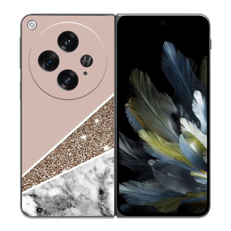 For Oneplus Open Case Marble Cover Phone Case For One Plus Open 5G Hard Plastic Back Protective Oneplus Open 7.82" Bumper Funda
