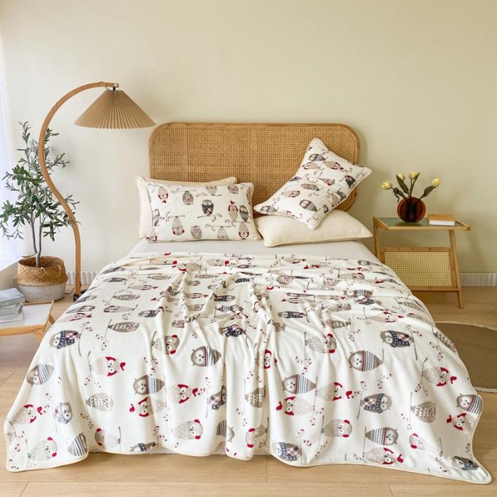 Фланелева флісова ковдра Тепла плюшева оксамитова накидка Темно-зелена постільна білизна Простирадло Покривало Домашній текстиль 200*230см Літня ковдра