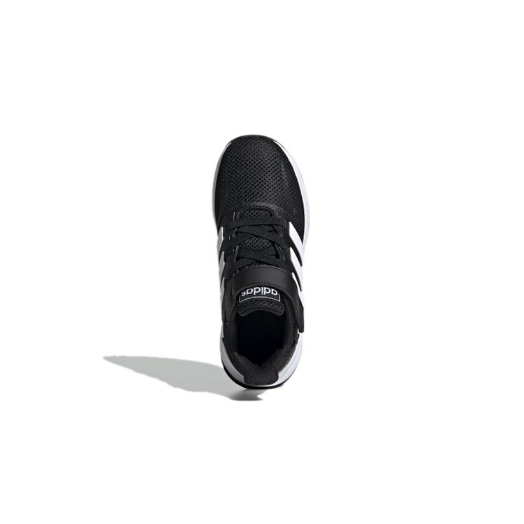 Adidas Neo Runfalcon Comfortable Versatile Non-Slip Durable Low-Top Running Shoes Kids Sneakers Black White EG1583