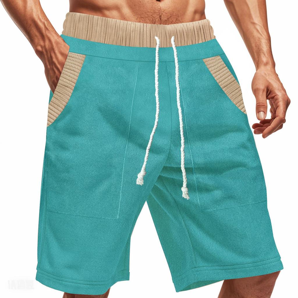 Spodenki Męskie Letnie Moda Uliczna Męskie Casualowe Spodenki 3/4