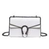 Luxury Handbags Crossbody Shoulder Bag for Women Snake Printed Leather Evening Clutch Chain Strap Purse