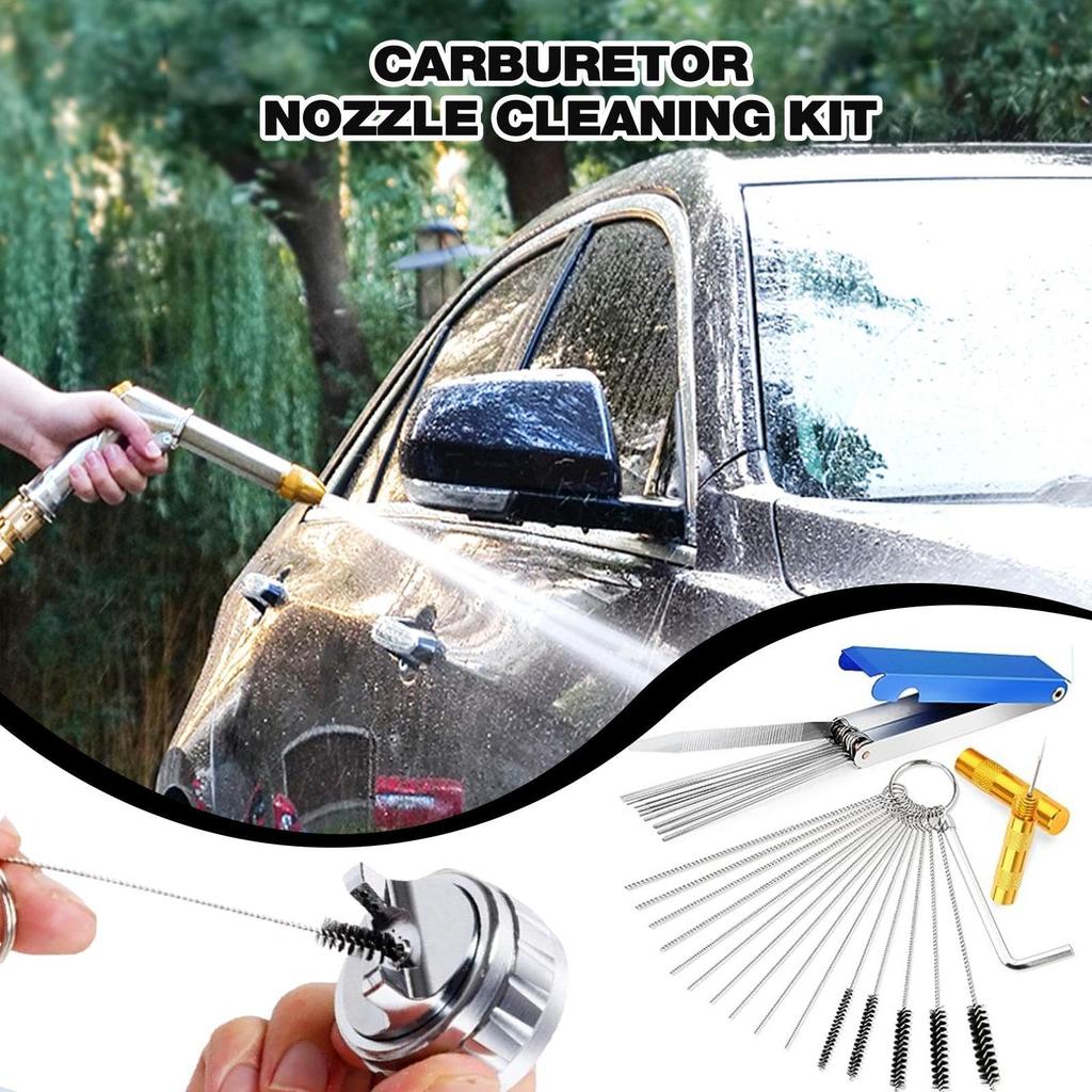 Cab Cleaning Kit, Carburetor Jet Cleaning Tool - Carburetor Jet-Cleaning Tool 19 Wire Torch