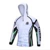 Mens Hooded Zip-Up Fishing Shirt UV Protection Quick Dry Breathable Long Sleeve Outdoor Sun Top