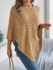 Autumn Winter Loose Knit Cable Knit Cardigan Coat for Women