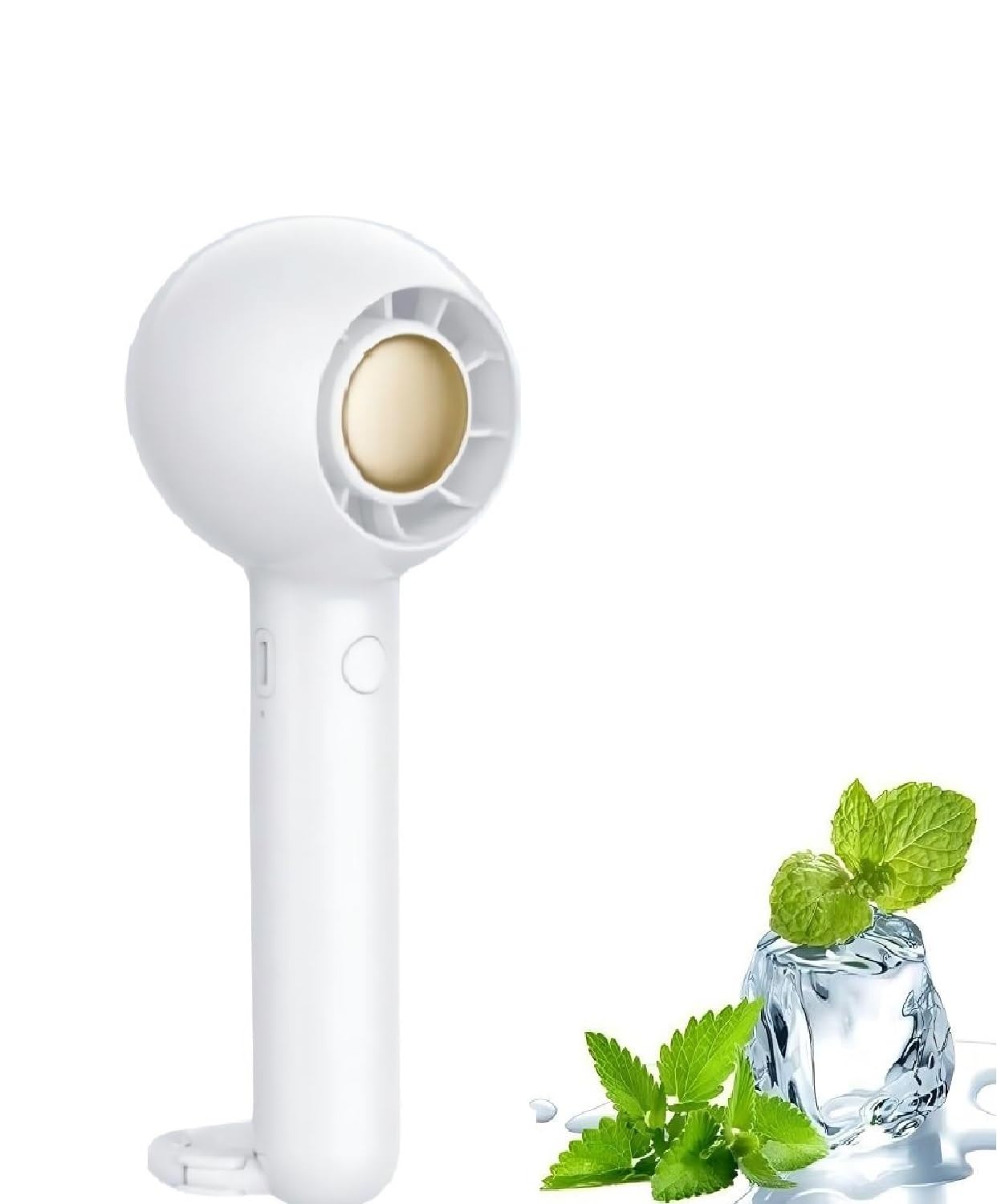 

Portable USB Charging Tabletop and Fits in a Perfect for the on the or Silent Design for Use During Meetings [2025 Model] Ultra-Compact Fan, White, білий
