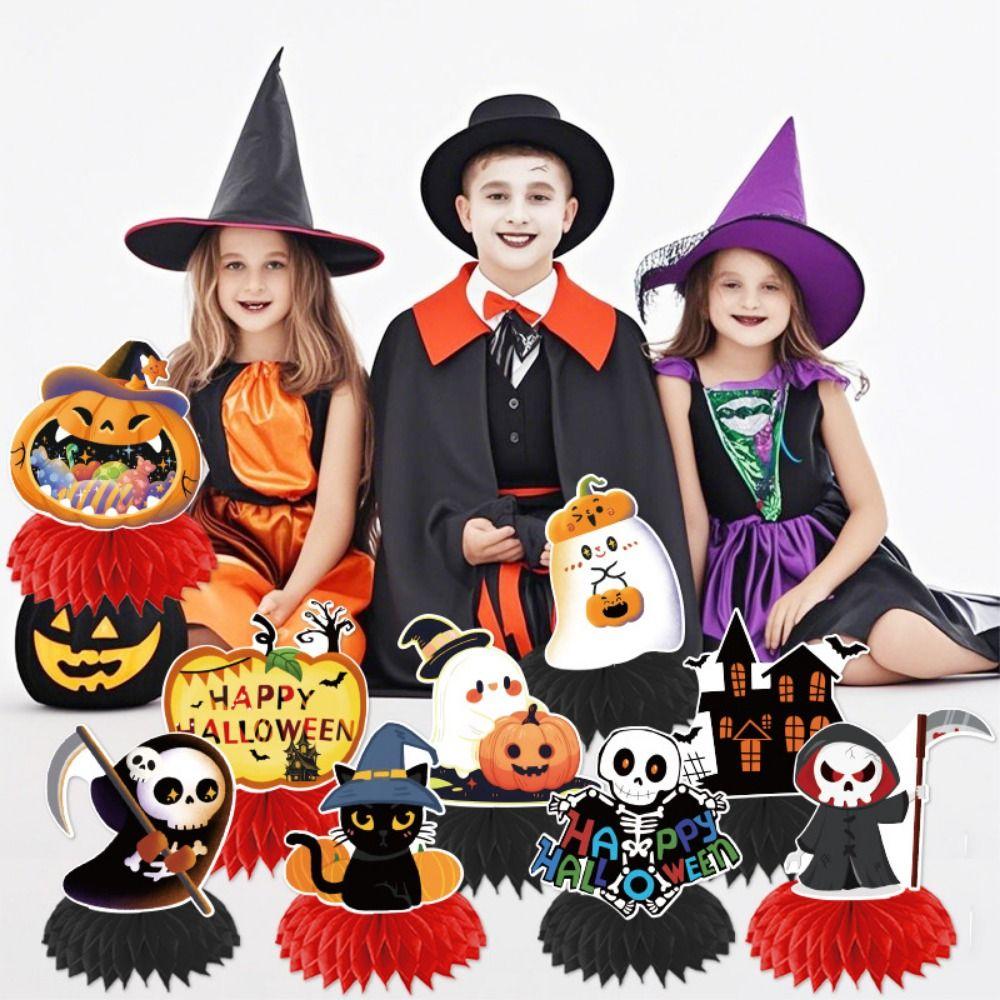 9Pcs/Set 3D Halloween Table Decorations Halloween Party Supplies  Halloween Table Decoration