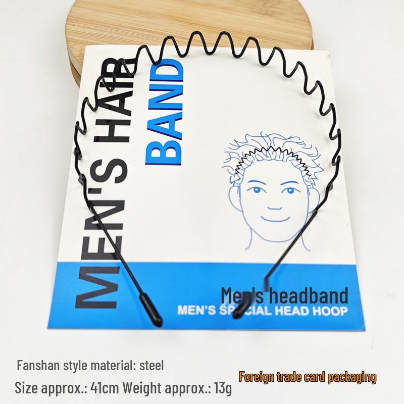 Women's Non-slip Black Headband with Teeth for Face Washing & Facial Masks