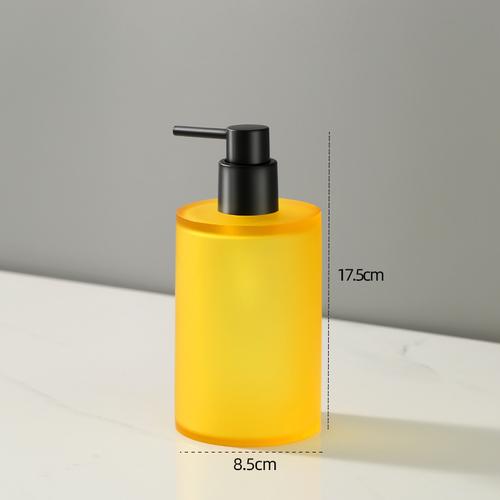 Modern Glass Emulsion Bottle Color Soap Liquid Container Household Makeup Remover Shampoo Collection Bottle Bathroom Accessories