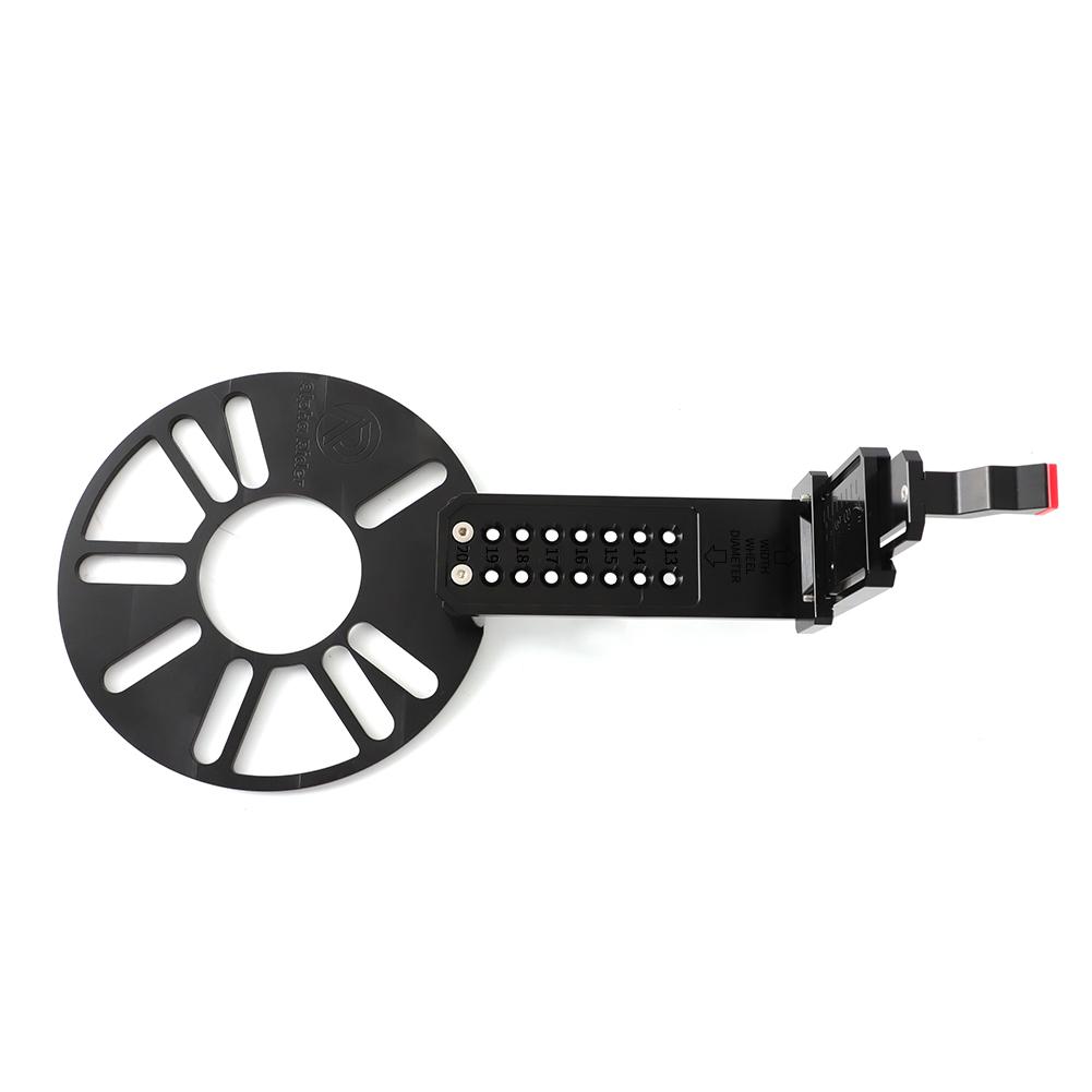 Universal Vehicle Wheel Fitment Offset Tool Car Offset Measurement Gauge Wheel Hub Tool Auto Wheel Hub Measure Tool чёрный