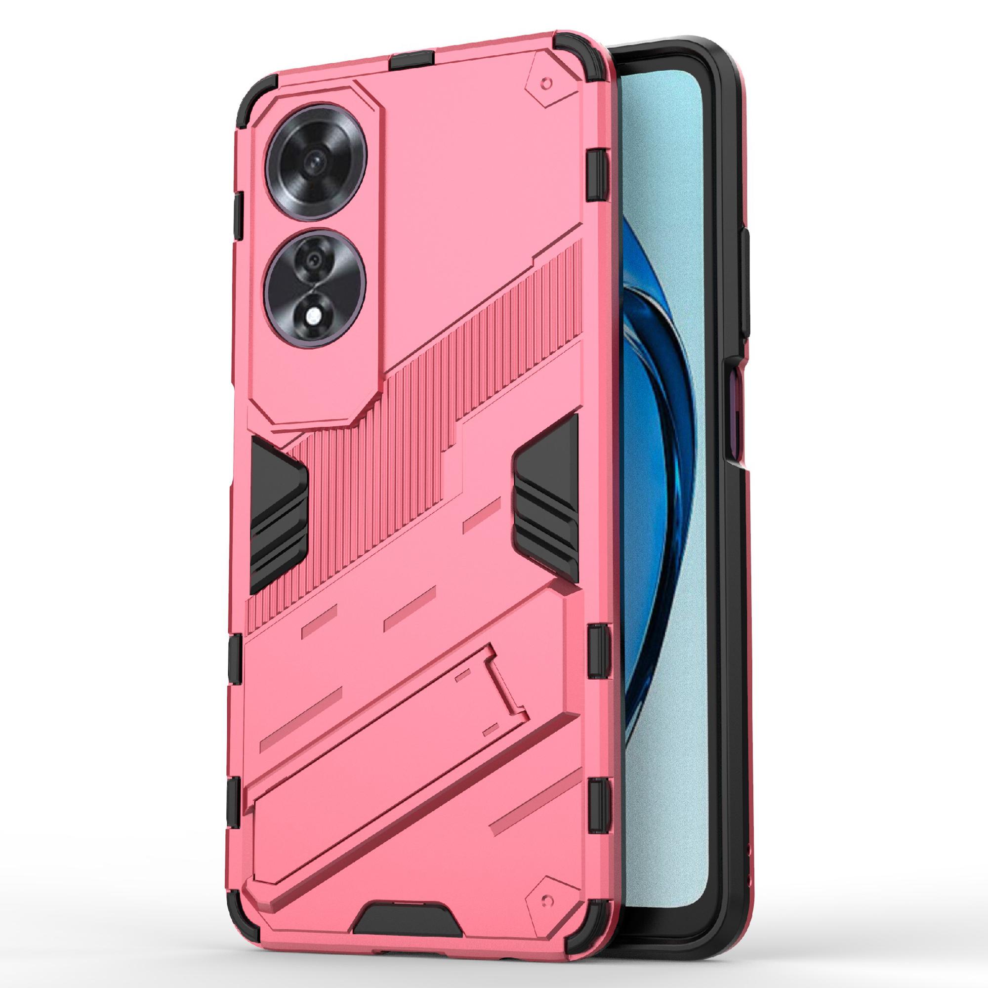 

Для Oppo A60 4G чехол со встроенной подставкой PC+TPU противоударный чехол для телефона Rose