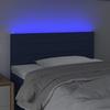 VidaXL LED Headboard Bedroom Furniture Single Bed Accessory Headboard Bed Frame Interior Blue 90x5x78/88 3121740