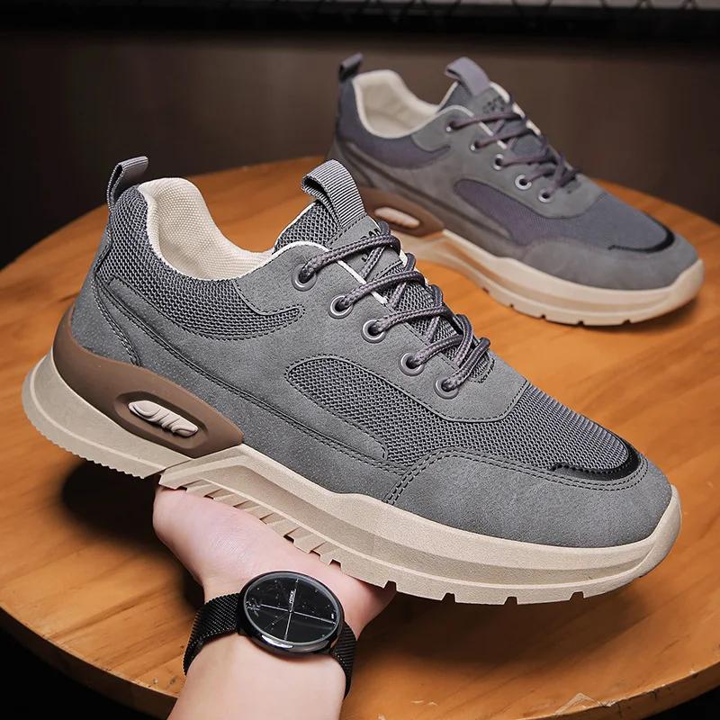 

Модные мужские кроссовки для активного отдыха на весну, дышащие кроссовки для бега, мужские удобные повседневные теннисные туфли, новые Zapatillas Comodas 39