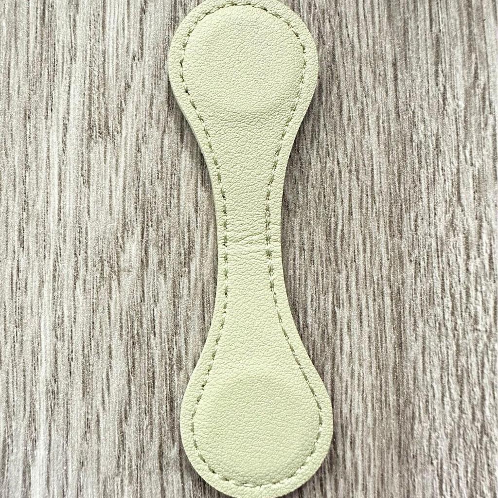 Crazy Horse Leather Double-Sided Magnetic Bookmark Clip