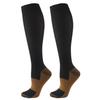 Unisex Elastic Compression Knee-High Socks for Outdoor Cycling, Running, and Fitness