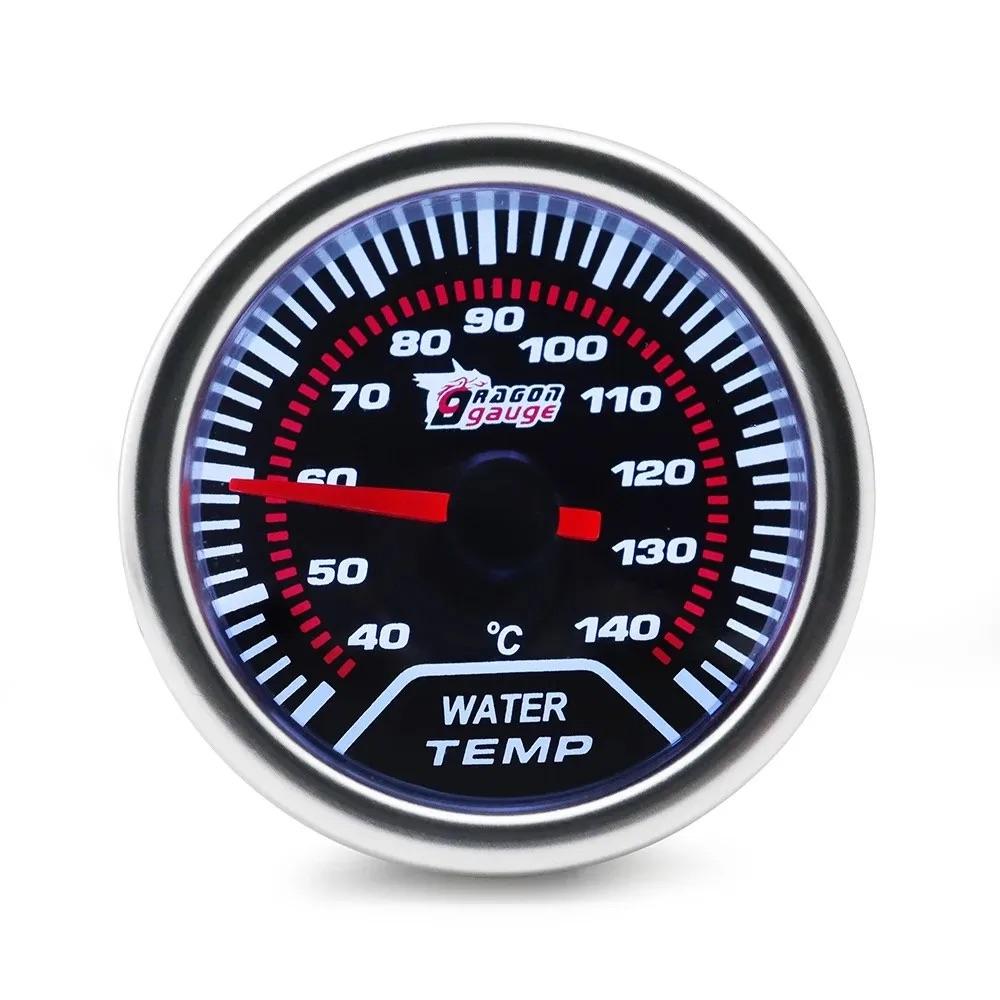 Water Temperature Gauge 2 Inch 52mm Car Universal LED Backlit Pointer Car Engine Coolant Temp Meter for Auto Modification