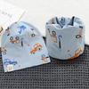 New Plush Children Hat Scarf Set Baby Girls Head Cover Autumn Warm Child Neck Collar Kids Beanies Sets Cotton Baby Hat Scarf