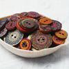 50pcs Retro Wooden Buttons 2 Holes Handwork Sewing Scrapbook Clothing Bosian Style Button DIY Crafts Accessories Decor