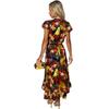 AX Paris Womens/Ladies Floral Frill Hem Wrap Dress
