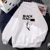 Punk Rock Band Black Flag Print Hoodies Street Grunge Casual Sweatshirts Autumn Fleece Clothing Male/female Hooded Pullover Tops