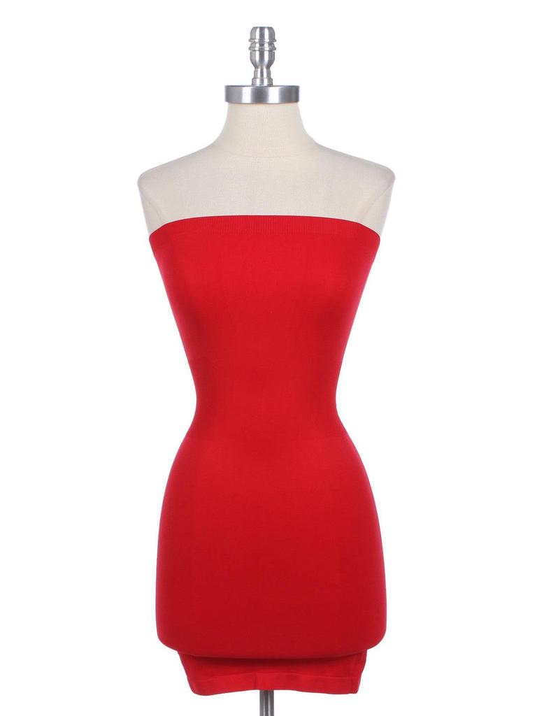 2024 Summer Sexy Stretchy Strapless Mini Club Dress