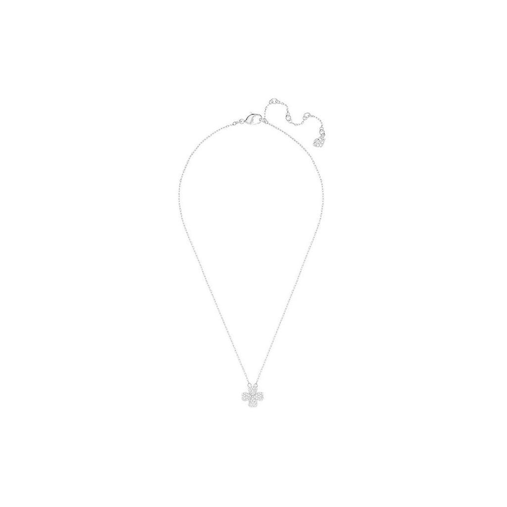 Swarovski Collana Banjo Serie Quadrifoglio Placcata Rodio Donna collana Argento 5076856