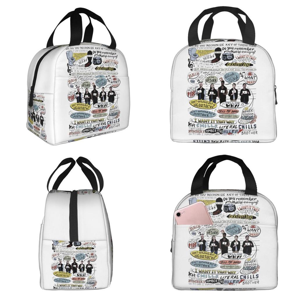 I Want It That Way B99 Colorized Insulated Lunch Bag for Women Office Cooler Thermal Food Box Tote Lunch Boxes Container