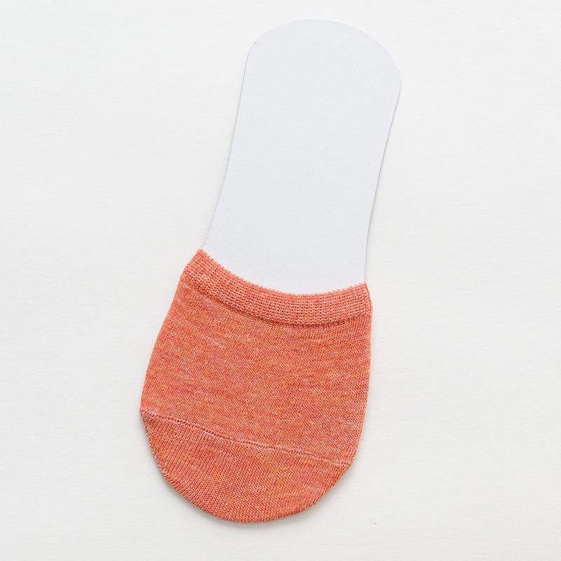 1 Paar Damen Sommer Vorfuß Halbfuß Zehenabdeckung Socken Unsichtbar No Show Damen Atmungsaktive Baumwollsocken Bonbonfarbe US 5-9 EU 35-40 brown