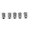 50pcs Viking Beard Beads Tubular Thread DIY Making Moderate Size Alloy Material Comfortable Edges Hair Beads