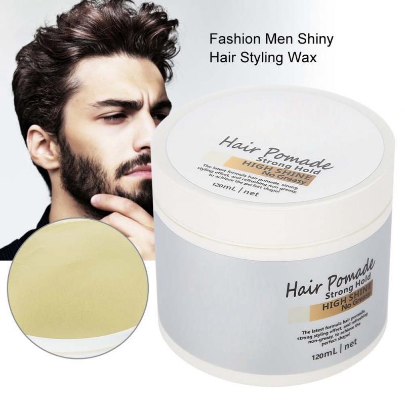 Fashion Men Shiny Hair Styling Clay High Strong Hold Modeling Hair