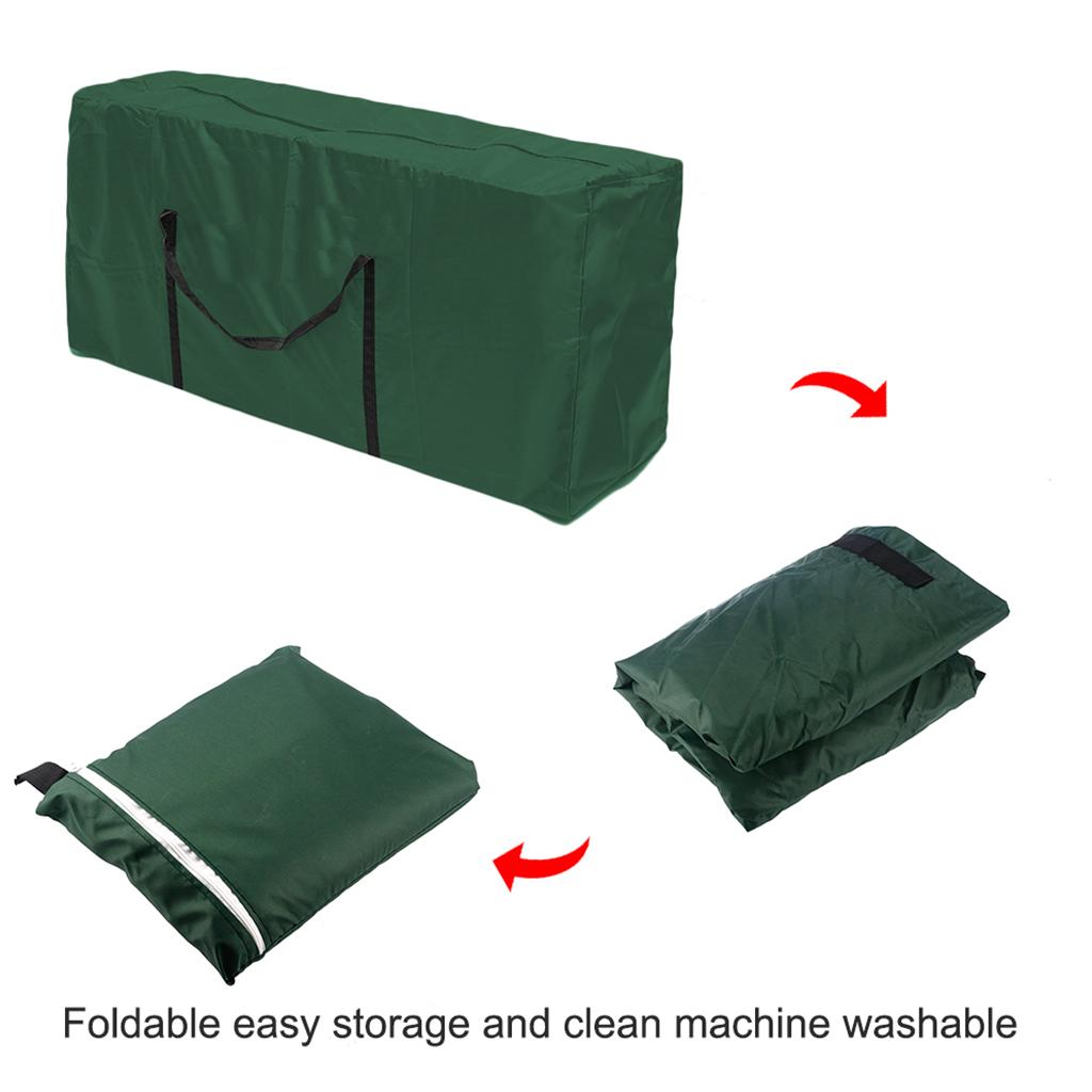 Green Large Waterproof Outdoor Cushion Storage Bag Carrying Bag with Handles