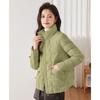 Fengxun Lightweight Women's Short Stand-Collar White Duck Down Jacket