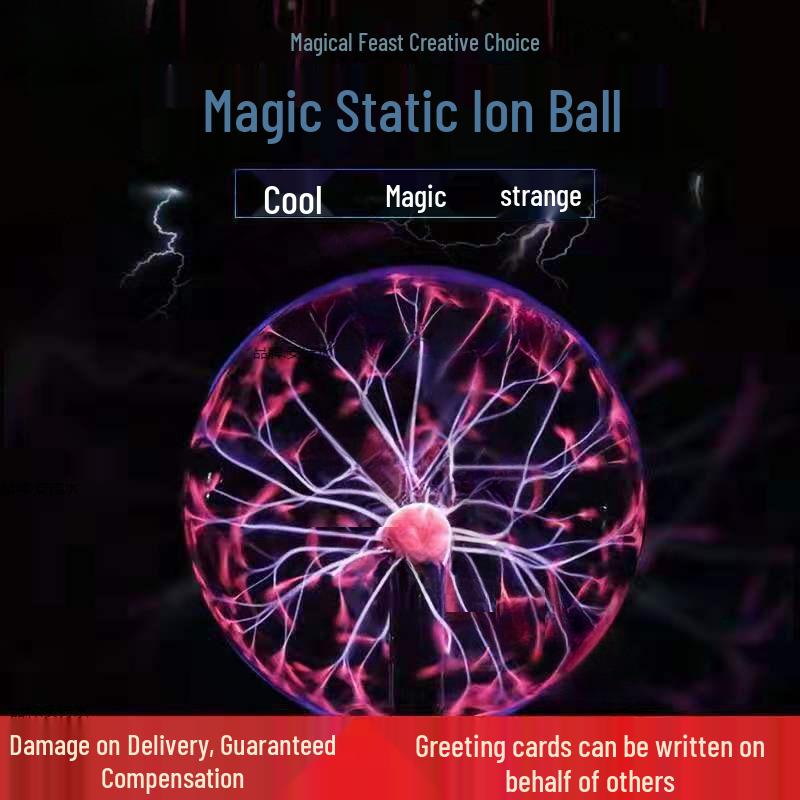 Children's Day Gift: Boy's Magic Plasma Crystal Ball - Electrostatic Induction Technology Ornament