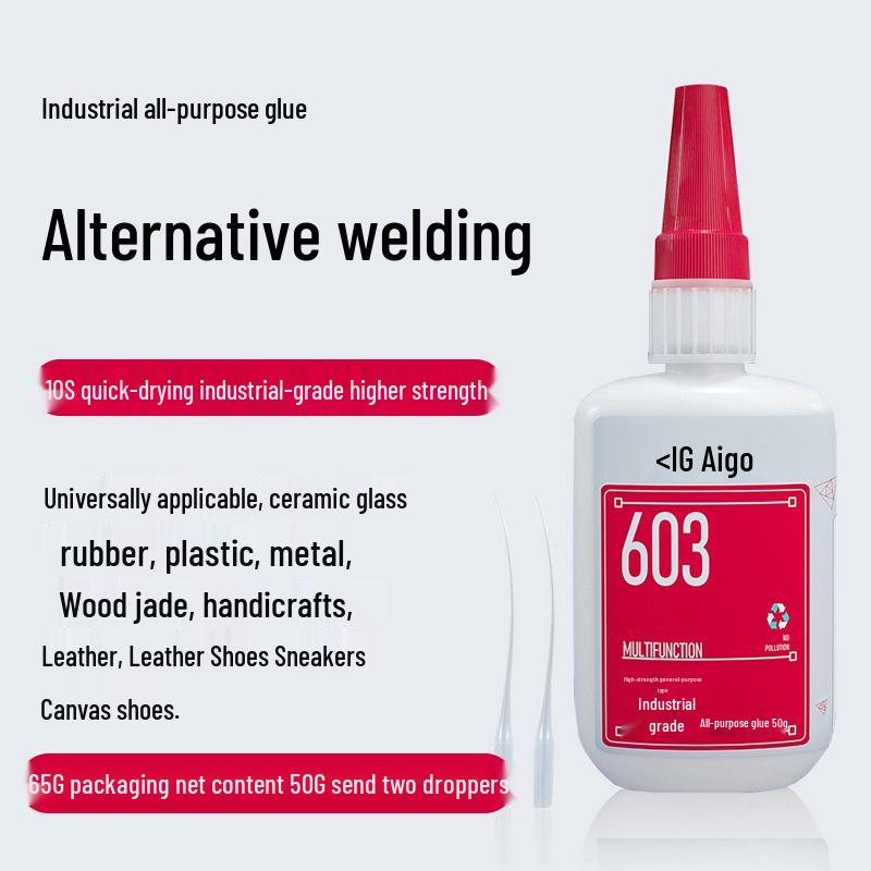 Aigao 603 Universalkleber Super: Starker, Schneller, Wasserdichter Kleber für Metall, Kunststoff, Keramik, Holz, Eisen.