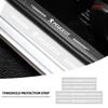 4Pc Car Threshold Protector Transparent Decorative Badge 3D Sticker For 308 408 508 RCZ 208 3008 2008 206 207 108 406 407 408 206 207 208 306