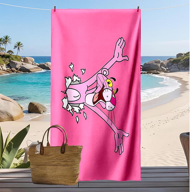 Palmeiras Printed Beach Towel Quick Dry Soft TowelPortable Large Rectangular Beach Blanket for Travel Swimming Pool