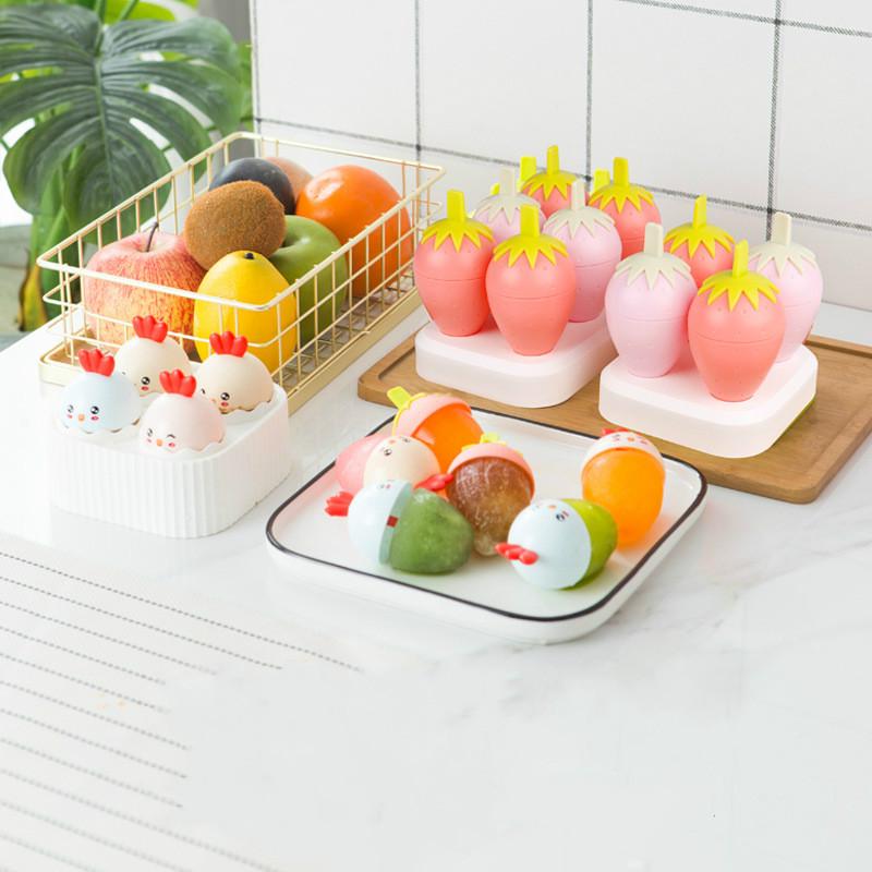 Forma na led, forma na zmrzlinu, domácí plastová tyčinková forma na led, kreativní forma na nanuk, podpůrná forma na led