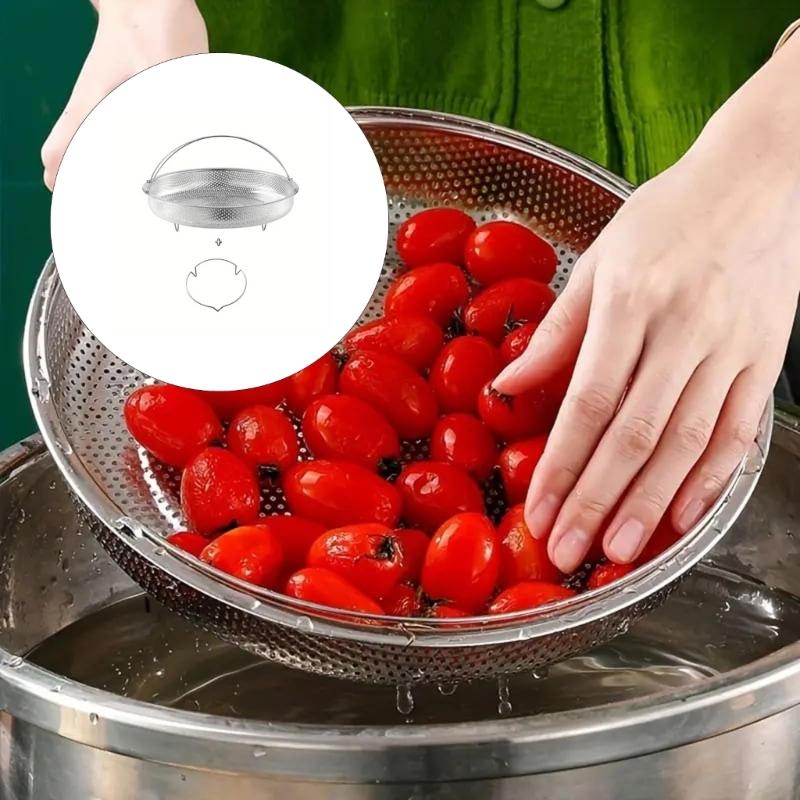 Multifunctional Nonrust Steel Steamer Stand With Ergonomic Handle For Secure Grip And Space Saving Kitchen Use