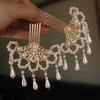 Pearl Hairpin with Tassel: Retro Hanfu Headdress In Ancient Tang-Ming Style