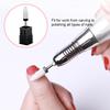 Nail Drill Bit Corn Head shape Electric Grinding Machine Accessories Lightweight Portable Bote verte de broyage grossier C