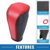 A ABSOPRO Shift Knob Gear Shift Knob Cover Shifter Lever Cover Leather Cover Easy
