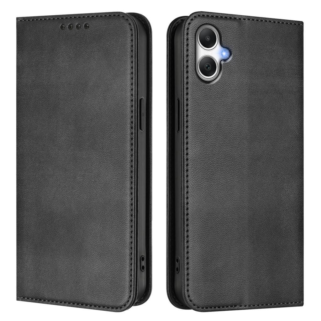 Für Samsung Galaxy A06 5G/Galaxy A06 4G Brieftaschenhüllen Retro-Textur RFID-Blockierung Leder-Handyhülle