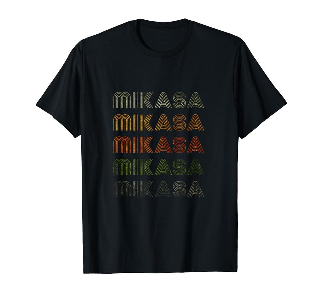 Love Heart Mikasa T-Shirt Grunge Vintage Style Black Mikasa T-Shirt