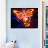 5D Diy Diamond Painting Flaming Phenix Embroidery Mosaic Art Picture of Rhinestones Decor Gift