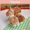 Scarf Dachshund And Backpack Design Plush Keychain For Gift  Accessory Use