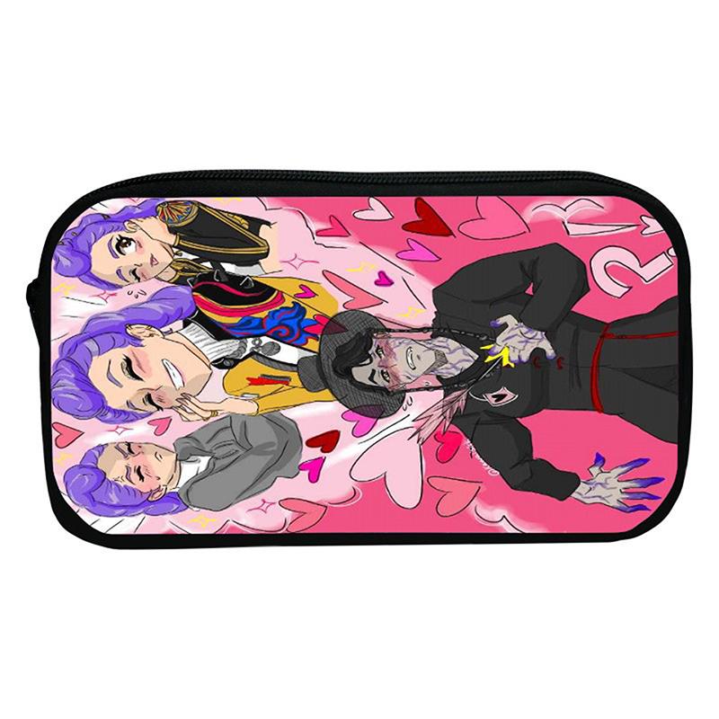 Kpop Łowcy Demonów Uczeń Piórnik Kreskówkowy Duża Pojemność Pudełko na Kredki Artykuły Papiernicze Torba do Przechowywania Kosmetyków dla Dziewczynki Prezenty