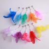 In Stock Colorful Feather Cat Teaser Headband Toy for Boredom Relief