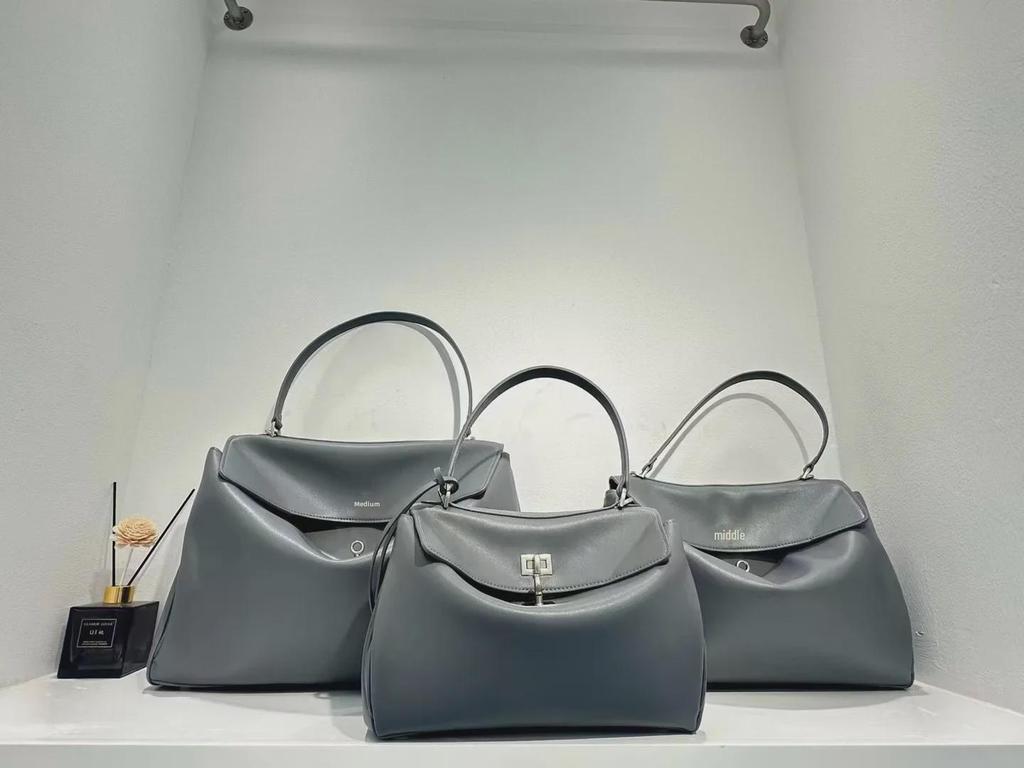 Geantă elegantă din piele 2024, capacitate mare: Geantă/Crossbody din piele de vacă autentică