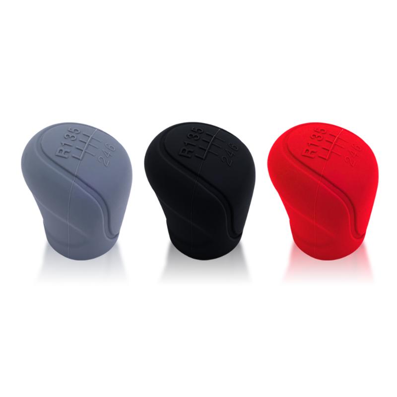Car Manual Gear Shift Grip Cover Non-Slip Silicone Universal 6-speed Gear Shift Grip Protective Covers Car Interior Accessories